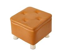 Poggiapiedi imbottito con contenitore, versatile ottomana per soggiorno, camera da letto o ingresso, elegante panchina/tavolo per la decorazione della casa, soluzione ideale per il poggiapiedi
