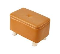 Poggiapiedi imbottito con contenitore, versatile ottomana per soggiorno, camera da letto o ingresso, elegante panchina/tavolo per la decorazione della casa, soluzione ideale per il poggiapiedi