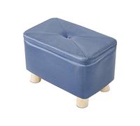 Poggiapiedi imbottito con contenitore, versatile ottomana per soggiorno, camera da letto o ingresso, elegante panchina/tavolo per la decorazione della casa, soluzione ideale per il poggiapiedi