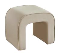 Poggiapiedi imbottito in pelle resistente ai graffi per gatti, schiuma ad alta resilienza, perfetto per angoli di lettura e camere da letto, elegante decorazione per la casa