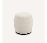 Poggiapiedi in cotone e lino, Rosebury, design di Emmanuel Gallina Beige TU
