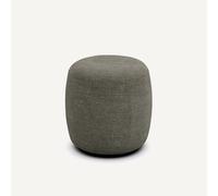 Poggiapiedi in cotone e lino, Rosebury, design di Emmanuel Gallina Marrone TU