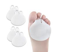 Poggiapiedi in gel anteriore, 2 paia di cuscinetti plantari, cuscinetti per l'avampiede, cuscinetti per il metatarso, adatti per uomo donna, cuscinetti in silicone per il metatarso