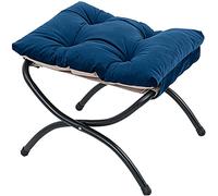 Poggiapiedi leggero e portatile in cashmere, ottomana pieghevole, piccolo poggiapiedi imbottito per soggiorno, dormitorio, uso esterno, delicato sulla pelle, elegante decorazione per la casa, 46 x 36