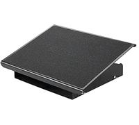 Poggiapiedi metallico q-connect regolabile 3 altezze 415x326x103 mm