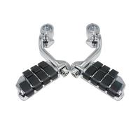 Poggiapiedi moto Morsetto Per Barra Autostradale Da 1.25'' Protezioni Motore Angolate Lunghe Pedale Pedana Per Sportster XL Per Touring Per Softail Per Custom