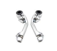 Poggiapiedi moto Morsetto Per Barra Autostradale Da 1.25'' Protezioni Motore Angolate Lunghe Pedale Pedana Per Sportster XL Per Touring Per Softail Per Custom