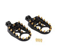 poggiapiedi moto Per Harley Per Dyna Per Fat Boy Per Street Bob Per Wide Glide Per Sportster Iron 883 Pedane Moto Pedali(Black)