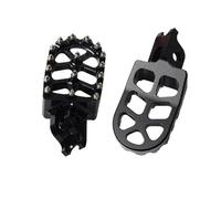 Poggiapiedi Moto Per Honda CRF300L CRF300 Rally CR125 CR250 CRF150R CRF250R CRF250X CRF250RX Pedali Pedane Sostituzione(Black)