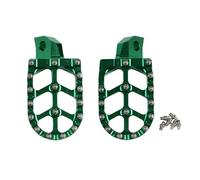 Poggiapiedi Moto Per Kawasaki KMX200 KMX 200 Pedane Pedali Accessori Estensione accessorio(Green)