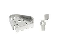 Poggiapiedi moto Per Pedale Estensione Della Leva Del Freno Per Motocicletta T7 Rally Tenere 700 XT700Z 2019-2021(D'argento)