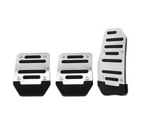 Poggiapiedi Pedale Pedale Universale Per Auto 1 Set Acceleratore Freno Cambio Manuale(Silver)