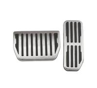 Poggiapiedi Pedali Per Jaguar XE XF E-Pace F Pace Per Range Rover Per Velar 2016-2019 LHD Auto In Acciaio Inox Resto Piede Pedale AT Pedali Copertura(AT)