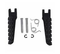 Poggiapiedi Pedane Anteriori E Posteriori Moto Adatte Per Monster 696 796 2009-2014 2010 2011 2012 Pedaline Moto Pedale(Front Matte Black)