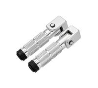 Poggiapiedi Pedane Moto Di accessori per la modifica della motocicletta, pedane in alluminio per, 90° fisse pieghevoli poggiapiedi anteriori e posteriori