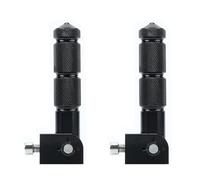 Poggiapiedi Pedane Moto Pedane per motociclette regolabili set di pedali posteriori cavalletto laterale supporto per il parcheggio pieghevole