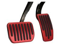 Poggiapiedi Per Auto Per Tesla Per Modello 3 Y 2021-2025 Highland Juniper 2 Pezzi Pedali In Lega Di Alluminio(Red Color)