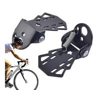 Poggiapiedi per bici, picchetti per bicicletta, Pioli per bici pieghevoli da 2 pezzi, Stabile con resistenza agli urti Migliora la tua guida per biciclette pieghevoli, minimoto, passeggeri, bambini