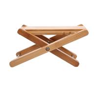 Poggiapiedi per Chitarra Classica in Bambù Regolabile a Sei Livelli | Colore Khaki, Leggero e Facile da Trasportare, Riduce Affaticamento e Fastidio Durante lo Studio