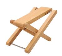 Poggiapiedi per chitarra regolabile in altezza, sgabello pieghevole in legno massello, poggiapiedi per chitarra regolabile in 4 posizioni, design ergonomico per esercitazioni,