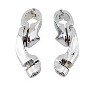 Poggiapiedi per moto Pedali 32 millimetri 1-1/4" del pedale del piede del motociclo Spike Strada per H&arley Touring Strada Electra Street Glide Re XL 883 1200 Pedana per moto (Color : 08)