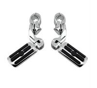 Poggiapiedi per moto Pedali 32 millimetri 1-1/4" del pedale del piede del motociclo Spike Strada per H&arley Touring Strada Electra Street Glide Re XL 883 1200 Pedana per moto (Color : 01)