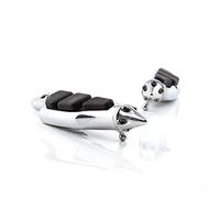 Poggiapiedi per moto Pedali Motocicli per K&awasaki per V&ulcan 800 1500 1600 Classic Drifter Steak Steak personalizzato 2000 1700 Pieghe a peg Poggiapiedi Poggiapiedi Pedana per moto (Color : E)