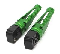 Poggiapiedi per moto Pedali Piglioccetto posteriore Footpeg per K&awasaki Z650 Z750 Z800 Z900 R&S Z1000 Z1000SX Piedino posteriore PIEG PIEG Pedana per moto (Color : Verde)