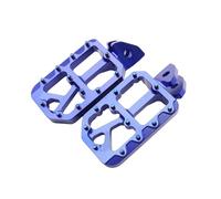 poggiapiedi Per Sur Ron Per Sur-Ron Per Surron Per Light Per Bee X Per S Bici Elettrica Pedane Moto Staffa Pedali(Azul)