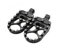 Poggiapiedi pieghevole per moto Poggiapiedi Larghi Per Moto, Poggiapiedi Girevoli A 360° Per Dyna Fat Bob Sportster Street Bob Moto Fuoristrada(Black)