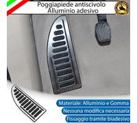 POGGIAPIEDI POGGIA PIEDE PEDALIERA ADESIVO IN ALLUMINIO PER MINI PACEMAN R61