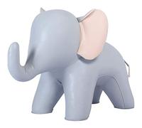 Poggiapiedi poggiapiedi a forma di elefante, sgabello per cambiare le scarpe, decorazione per la casa, ottomani, divano, soggiorno, comodo poggiapiedi, pelle in microfibra