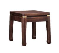 Poggiapiedi Poggiapiedi in stile cinese Sgabello da cucina Sgabello basso in legno Portico Sgabello cambio scarpe for ufficio domestico Soggiorno Sedia Sgabello creativo Sala(Black Walnut color)