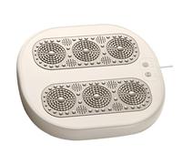 Poggiapiedi riscaldato - Dispositivo di calore regolabile a 3 livelli | Strumento elettrico per massaggio ai piedi | Per uomini adulti Famiglia Camera interna Casa sotto lo scrittore