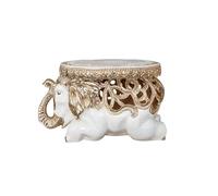 Poggiapiedi Sgabello for sedia elefante Sedile mobile for animali Sgabello basso Sgabello for cambio scarpe for la casa for corridoio del soggiorno, sgabello creativo Camera da letto(Rose Gold,S)