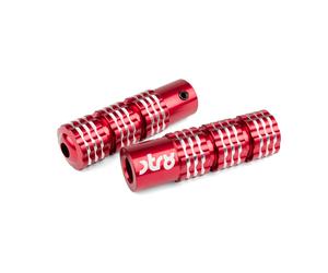 Poggiapiedi Ultra Grip Alu Rosso