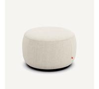 Poggiapiedi XL in cotone e lino Rosebury, design di Emmanuel Gallina Beige TU