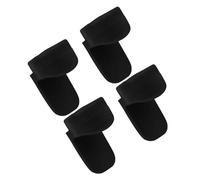 Poggiapollice in Silicone per Clarinetto e Oboe, Nero, 4 Pezzi | Supporto Portatile, Accessorio per Prove e Sfilate, Aiuta a Ridurre il Fastidio del Pollice