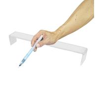Poggiapolsi A Mano Per La Pittura - Ponte Di Pittura Inclinato Poggiapolsi | Supporto Braccio Acrilico Regolabile In Altezza Maestro, Cassetto, Poggiapolsi A Mano Pittura Rep
