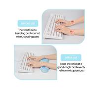 Poggiapolsi Cloud Keyboard Poggiapolsi in Morbida Pelle Memory Foam Cuscino per il Supporto del Polso per Una Facile Digitazione Sollievo Dal Dolore