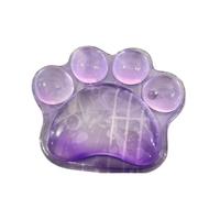 Poggiapolsi ergonomico for mouse for computer Cat Paw, multicolore(Purple)