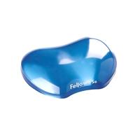 Poggiapolsi Fellowes resistente alle macchie, elegante, in gel trasparente, blu,