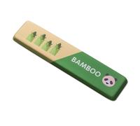 Poggiapolsi in memory foam Bamboo Panda compatibile con Cherry MX, cuscinetto di supporto ergonomico a lento ritorno per un'esperienza di digitazione
