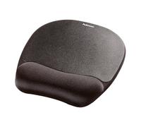 Poggiapolsi in memory foam Fellowes 9176501, nero monocromatico, 201,6 mm