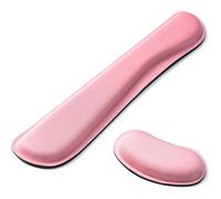 Poggiapolsi in memory foam per tastiera e mouse, design ergonomico, allevia il dolore, resistente alle macchie, set da 2 pezzi, compatibile con tutte