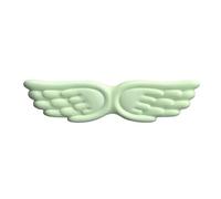 Poggiapolsi Keyboard Mouse Wrist Rest Angel Wing Memory Foam Pad Set Support Ergonomic Non-Slip For Computer Laptop Easy Typing(Green Long)