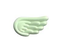 Poggiapolsi Keyboard Mouse Wrist Rest Angel Wing Memory Foam Pad Set Support Ergonomic Non-Slip For Computer Laptop Easy Typing(Green Short)