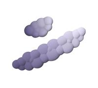 Poggiapolsi nel cloud, tastiera su braccioli cloud, 2 poggiapolsi a forma di | Bel bracciolo per tastiera, poggiapolsi ergonomico in memory foam, supporto antiscivolo