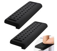 Poggiapolsi per tastiera, 2 pezzi a forma di L, poggiapolsi per tavolo o scrivania, supporto antiscivolo per polso per computer per una digitazione confortevole sollievo dal dolore