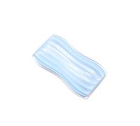 Poggiapolsi Per Tastiera Clear Mouse Wrist Rest Transparent Ergonomic Gel Pad Non-slip Comfortable Silicone School(Blue-Wrist Brace)